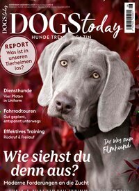 Titelbild der Ausgabe 6/2025 von DOGS Today. Diese Zeitschrift und viele weitere Elternzeitschriften und Tierzeitschriften als Abo oder epaper bei United Kiosk online kaufen.