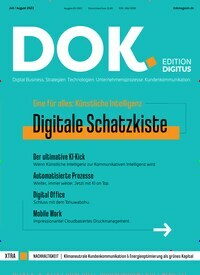 Titelbild der Ausgabe 3/2022 von DOK.magazin. Diese Zeitschrift und viele weitere Businessmagazine als Abo oder epaper bei United Kiosk online kaufen.