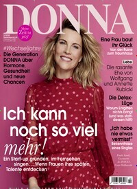 Titelbild der Ausgabe 2/2020 von Donna. Diese Zeitschrift und viele weitere Frauenzeitschriften als Abo oder epaper bei United Kiosk online kaufen.