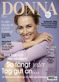 Titelbild der Ausgabe 3/2020 von Donna. Diese Zeitschrift und viele weitere Frauenzeitschriften als Abo oder epaper bei United Kiosk online kaufen.