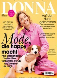 Titelbild der Ausgabe 3/2022 von Donna. Diese Zeitschrift und viele weitere Frauenzeitschriften als Abo oder epaper bei United Kiosk online kaufen.