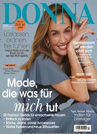 Titelbild der Ausgabe 3/2026 von Donna. Diese Zeitschrift und viele weitere Frauenzeitschriften als Abo oder epaper bei United Kiosk online kaufen.