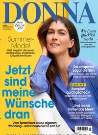 Titelbild der Ausgabe 6/2026 von Donna. Diese Zeitschrift und viele weitere Frauenzeitschriften als Abo oder epaper bei United Kiosk online kaufen.