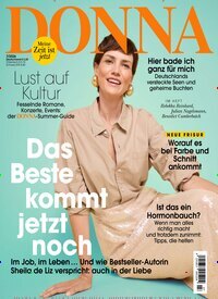 Titelbild der Ausgabe 7/2026 von Donna. Diese Zeitschrift und viele weitere Frauenzeitschriften als Abo oder epaper bei United Kiosk online kaufen.