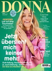 Titelbild der Ausgabe 8/2026 von Donna. Diese Zeitschrift und viele weitere Frauenzeitschriften als Abo oder epaper bei United Kiosk online kaufen.