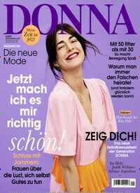 Titelbild der Ausgabe 9/2021 von Donna. Diese Zeitschrift und viele weitere Frauenzeitschriften als Abo oder epaper bei United Kiosk online kaufen.