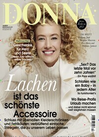 Titelbild der Ausgabe 12/2019 von Donna. Diese Zeitschrift und viele weitere Frauenzeitschriften als Abo oder epaper bei United Kiosk online kaufen.