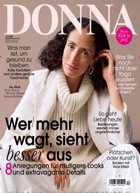 Titelbild der Ausgabe 12/2025 von Donna. Diese Zeitschrift und viele weitere Frauenzeitschriften als Abo oder epaper bei United Kiosk online kaufen.