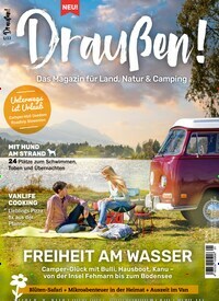 Titelbild der Ausgabe 1/2022 von Draußen!. Diese Zeitschrift und viele weitere Reisemagazine, Freizeitmagazine und Wissensmagazine als Abo oder epaper bei United Kiosk online kaufen.