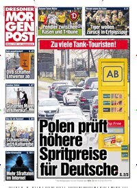 Titelbild der Ausgabe 77/2026 von Dresdner Morgenpost. Diese Zeitschrift und viele weitere Zeitungsabos als Abo oder epaper bei United Kiosk online kaufen.