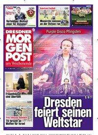 Titelbild der Ausgabe 118/2026 von Dresdner Morgenpost. Diese Zeitschrift und viele weitere Zeitungsabos als Abo oder epaper bei United Kiosk online kaufen.