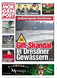 Titelbild der Ausgabe 293/2025 von Dresdner Morgenpost. Diese Zeitschrift und viele weitere Zeitungsabos als Abo oder epaper bei United Kiosk online kaufen.