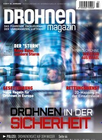 Titelbild der Ausgabe 3/2019 von Drones. Diese Zeitschrift und viele weitere Computerzeitschriften, Tabletmagazine und Smartphonemagazine als Abo oder epaper bei United Kiosk online kaufen.