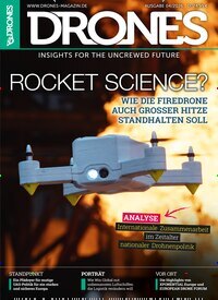 Titelbild der Ausgabe 4/2026 von Drones. Diese Zeitschrift und viele weitere Computerzeitschriften, Tabletmagazine und Smartphonemagazine als Abo oder epaper bei United Kiosk online kaufen.