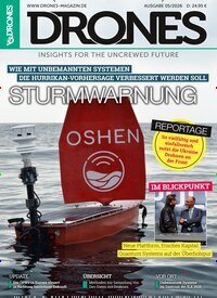 Titelbild der Ausgabe 5/2026 von Drones. Diese Zeitschrift und viele weitere Computerzeitschriften, Tabletmagazine und Smartphonemagazine als Abo oder epaper bei United Kiosk online kaufen.