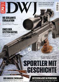 Titelbild der Ausgabe 1/2023 von DWJ - Das Magazin für Waffenbesitzer. Diese Zeitschrift und viele weitere Reisemagazine, Freizeitmagazine und Wissensmagazine als Abo oder epaper bei United Kiosk online kaufen.