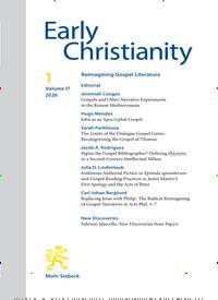 Titelbild der Ausgabe 1/2026 von Early Christianity (EC). Diese Zeitschrift und viele weitere Kunstmagazine und Kulturmagazine als Abo oder epaper bei United Kiosk online kaufen.