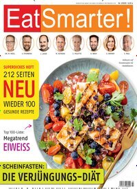 Titelbild der Ausgabe 3/2025 von EatSmarter!. Diese Zeitschrift und viele weitere Kochzeitschriften und Backzeitschriften als Abo oder epaper bei United Kiosk online kaufen.