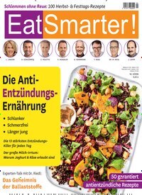 Titelbild der Ausgabe 4/2026 von EatSmarter!. Diese Zeitschrift und viele weitere Kochzeitschriften und Backzeitschriften als Abo oder epaper bei United Kiosk online kaufen.