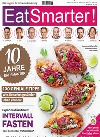 Titelbild der Ausgabe 6/2019 von EatSmarter!. Diese Zeitschrift und viele weitere Kochzeitschriften und Backzeitschriften als Abo oder epaper bei United Kiosk online kaufen.
