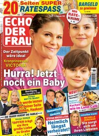 Titelbild der Ausgabe 37/2026 von Echo der Frau. Diese Zeitschrift und viele weitere Frauenzeitschriften als Abo oder epaper bei United Kiosk online kaufen.