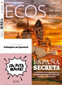 Titelbild der Ausgabe 2/2019 von Ecos. Diese Zeitschrift und viele weitere Reisemagazine, Freizeitmagazine und Wissensmagazine als Abo oder epaper bei United Kiosk online kaufen.