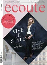 Titelbild der Ausgabe 3/2019 von Écoute. Diese Zeitschrift und viele weitere Reisemagazine, Freizeitmagazine und Wissensmagazine als Abo oder epaper bei United Kiosk online kaufen.