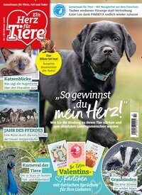 Titelbild der Ausgabe 2/2026 von Ein Herz für Tiere. Diese Zeitschrift und viele weitere Elternzeitschriften und Tierzeitschriften als Abo oder epaper bei United Kiosk online kaufen.