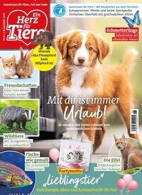Titelbild der Ausgabe 7/2026 von Ein Herz für Tiere. Diese Zeitschrift und viele weitere Elternzeitschriften und Tierzeitschriften als Abo oder epaper bei United Kiosk online kaufen.