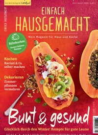 Titelbild der Ausgabe 1/2020 von Einfach Hausgemacht. Diese Zeitschrift und viele weitere Kochzeitschriften und Backzeitschriften als Abo oder epaper bei United Kiosk online kaufen.