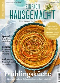 Titelbild der Ausgabe 2/2022 von Einfach Hausgemacht. Diese Zeitschrift und viele weitere Kochzeitschriften und Backzeitschriften als Abo oder epaper bei United Kiosk online kaufen.