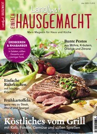 Titelbild der Ausgabe 3/2025 von Einfach Hausgemacht. Diese Zeitschrift und viele weitere Kochzeitschriften und Backzeitschriften als Abo oder epaper bei United Kiosk online kaufen.