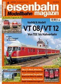 Titelbild der Ausgabe 4/2020 von eisenbahn magazin. Diese Zeitschrift und viele weitere Reisemagazine, Freizeitmagazine und Wissensmagazine als Abo oder epaper bei United Kiosk online kaufen.