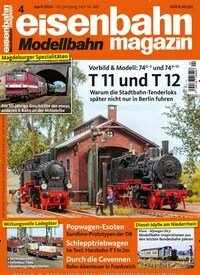 Titelbild der Ausgabe 4/2024 von eisenbahn magazin. Diese Zeitschrift und viele weitere Reisemagazine, Freizeitmagazine und Wissensmagazine als Abo oder epaper bei United Kiosk online kaufen.