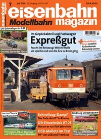 Titelbild der Ausgabe 7/2025 von eisenbahn magazin. Diese Zeitschrift und viele weitere Reisemagazine, Freizeitmagazine und Wissensmagazine als Abo oder epaper bei United Kiosk online kaufen.