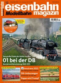 Titelbild der Ausgabe 12/2022 von eisenbahn magazin. Diese Zeitschrift und viele weitere Reisemagazine, Freizeitmagazine und Wissensmagazine als Abo oder epaper bei United Kiosk online kaufen.