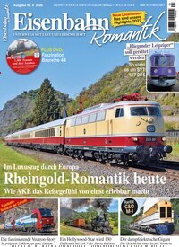 Titelbild der Ausgabe 4/2026 von Eisenbahn-Romantik. Diese Zeitschrift und viele weitere Reisemagazine, Freizeitmagazine und Wissensmagazine als Abo oder epaper bei United Kiosk online kaufen.
