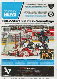 Titelbild der Ausgabe 31/2023 von Eishockey NEWS. Diese Zeitschrift und viele weitere Sportmagazine als Abo oder epaper bei United Kiosk online kaufen.