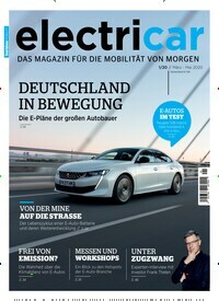 Titelbild der Ausgabe 1/2020 von electricar. Diese Zeitschrift und viele weitere Audiomagazine, Filmmagazine und Fotozeitschriften als Abo oder epaper bei United Kiosk online kaufen.