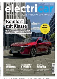 Titelbild der Ausgabe 1/2026 von electricar. Diese Zeitschrift und viele weitere Automagazine und Motorradzeitschriften als Abo oder epaper bei United Kiosk online kaufen.