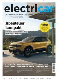 Titelbild der Ausgabe 2/2023 von electricar. Diese Zeitschrift und viele weitere Audiomagazine, Filmmagazine und Fotozeitschriften als Abo oder epaper bei United Kiosk online kaufen.