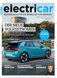 Titelbild der Ausgabe 3/2020 von electricar. Diese Zeitschrift und viele weitere Audiomagazine, Filmmagazine und Fotozeitschriften als Abo oder epaper bei United Kiosk online kaufen.