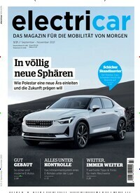 Titelbild der Ausgabe 3/2021 von electricar. Diese Zeitschrift und viele weitere Audiomagazine, Filmmagazine und Fotozeitschriften als Abo oder epaper bei United Kiosk online kaufen.