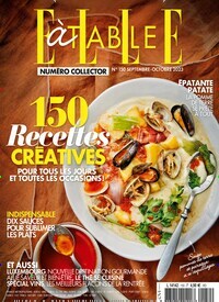 Titelbild der Ausgabe 150/2023 von Elle a table. Diese Zeitschrift und viele weitere Gartenzeitschriften und Wohnzeitschriften als Abo oder epaper bei United Kiosk online kaufen.