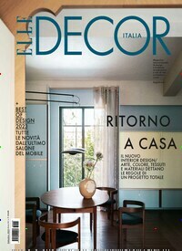 Titelbild der Ausgabe 8/2023 von Elle Decor Italien. Diese Zeitschrift und viele weitere Gartenzeitschriften und Wohnzeitschriften als Abo oder epaper bei United Kiosk online kaufen.