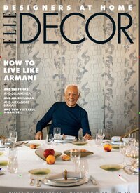 Titelbild der Ausgabe 2/2025 von Elle Decor USA. Diese Zeitschrift und viele weitere Gartenzeitschriften und Wohnzeitschriften als Abo oder epaper bei United Kiosk online kaufen.