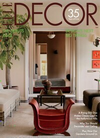 Titelbild der Ausgabe 3/2024 von Elle Decor USA. Diese Zeitschrift und viele weitere Gartenzeitschriften und Wohnzeitschriften als Abo oder epaper bei United Kiosk online kaufen.