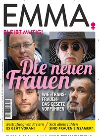 Titelbild der Ausgabe 1/2026 von EMMA. Diese Zeitschrift und viele weitere Frauenzeitschriften als Abo oder epaper bei United Kiosk online kaufen.