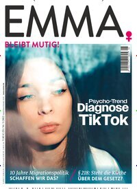 Titelbild der Ausgabe 5/2025 von EMMA. Diese Zeitschrift und viele weitere Frauenzeitschriften als Abo oder epaper bei United Kiosk online kaufen.