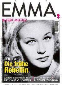Titelbild der Ausgabe 6/2025 von EMMA. Diese Zeitschrift und viele weitere Frauenzeitschriften als Abo oder epaper bei United Kiosk online kaufen.